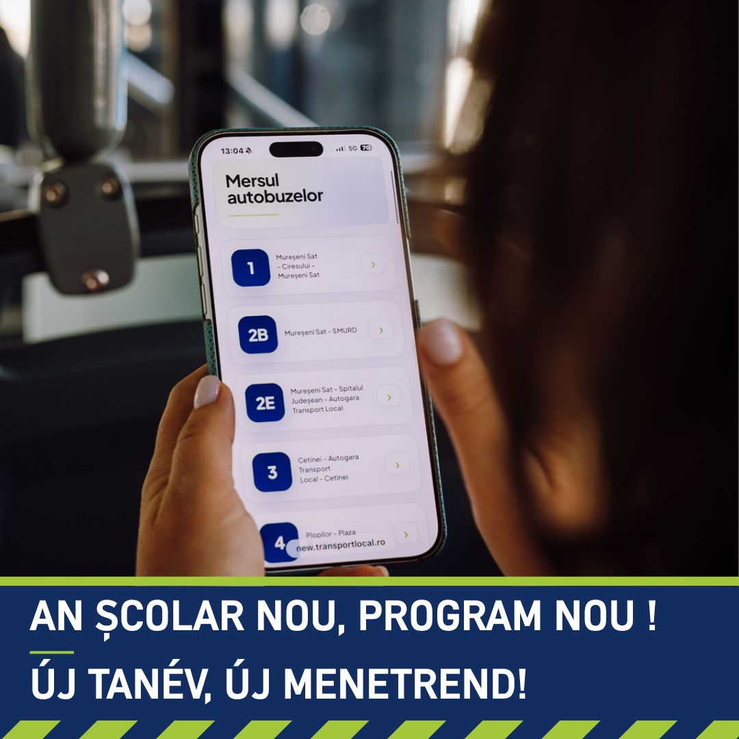 An școlar nou, program nou!